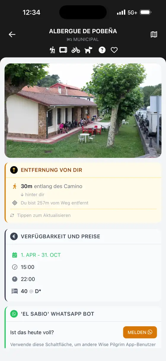 Camino del Norte — Accommodation