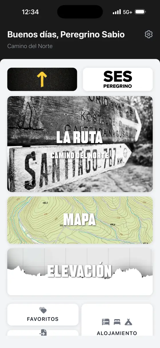 Camino del Norte — Dashboard