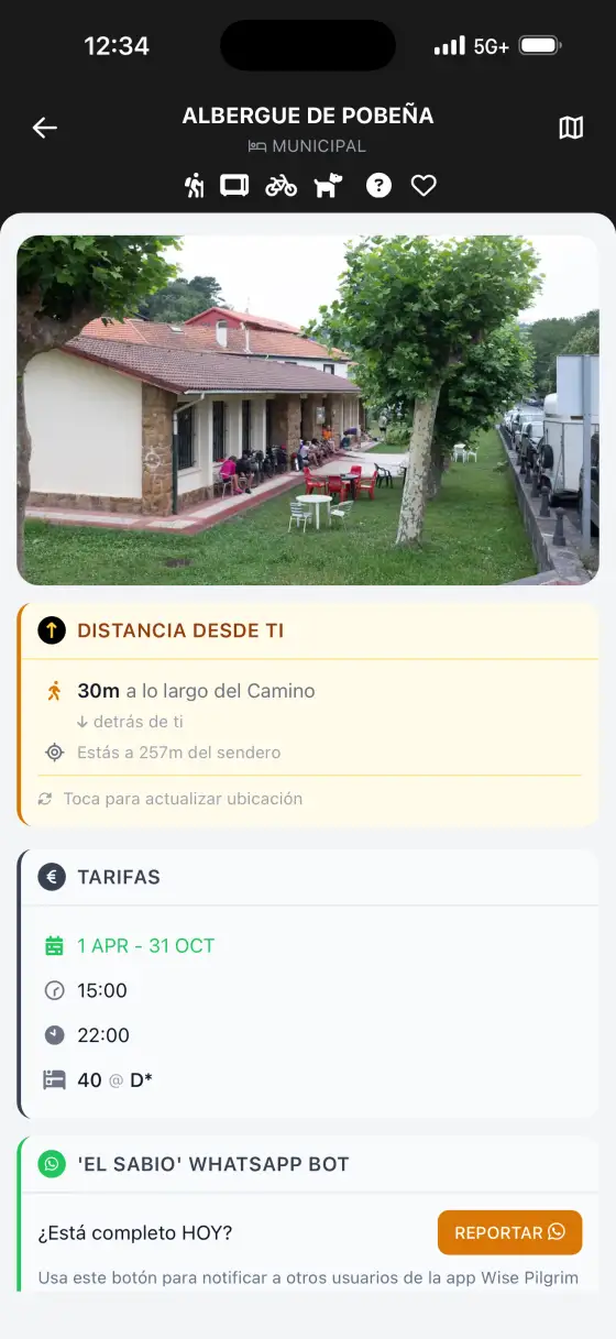 Camino del Norte — Accommodation