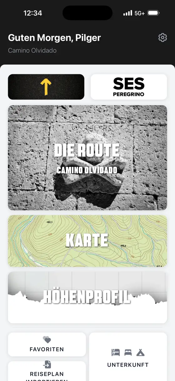 Camino Olvidado — Dashboard