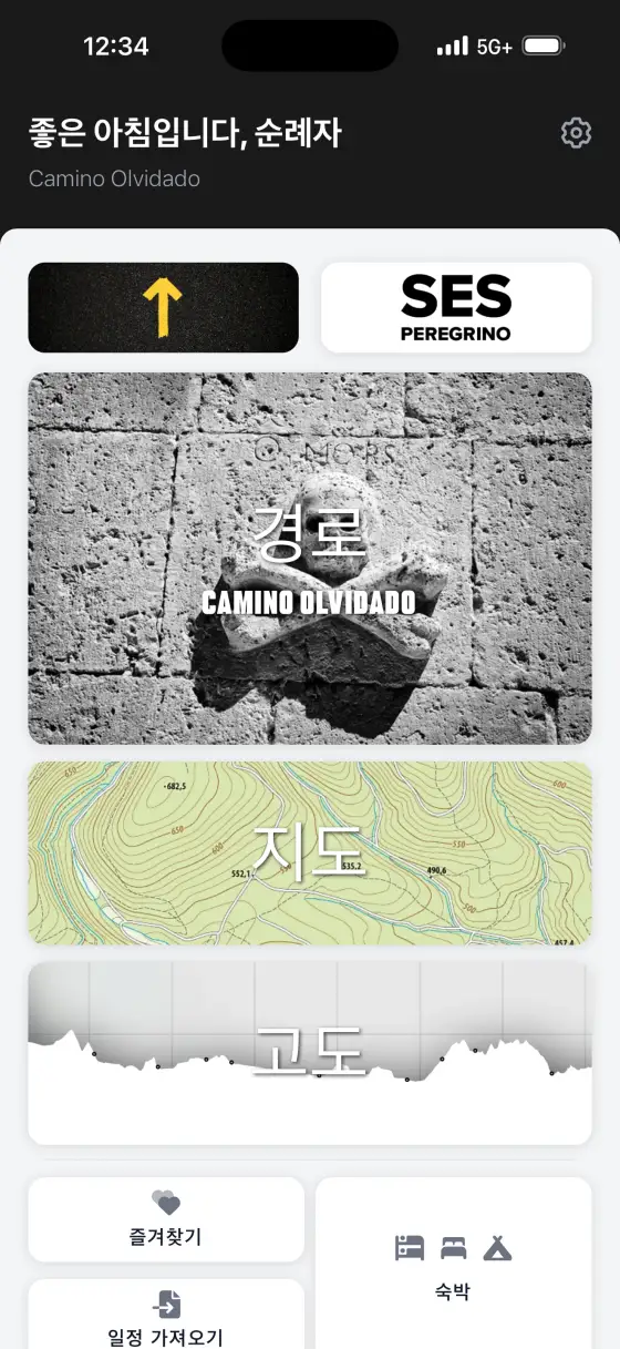 Camino Olvidado — Dashboard