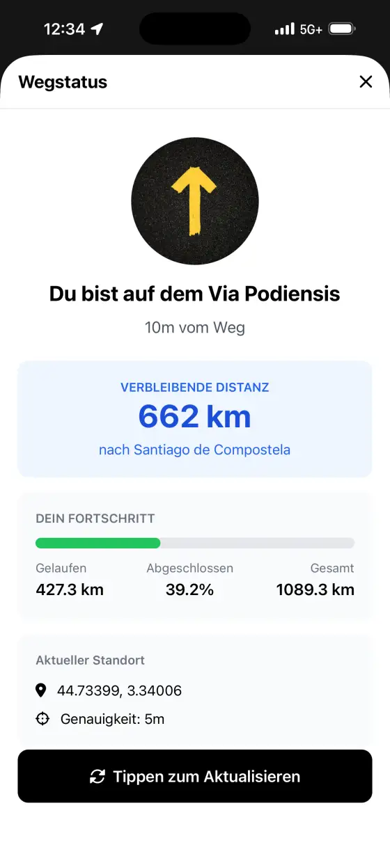 Via Podiensis (Le Puy) — Trail status