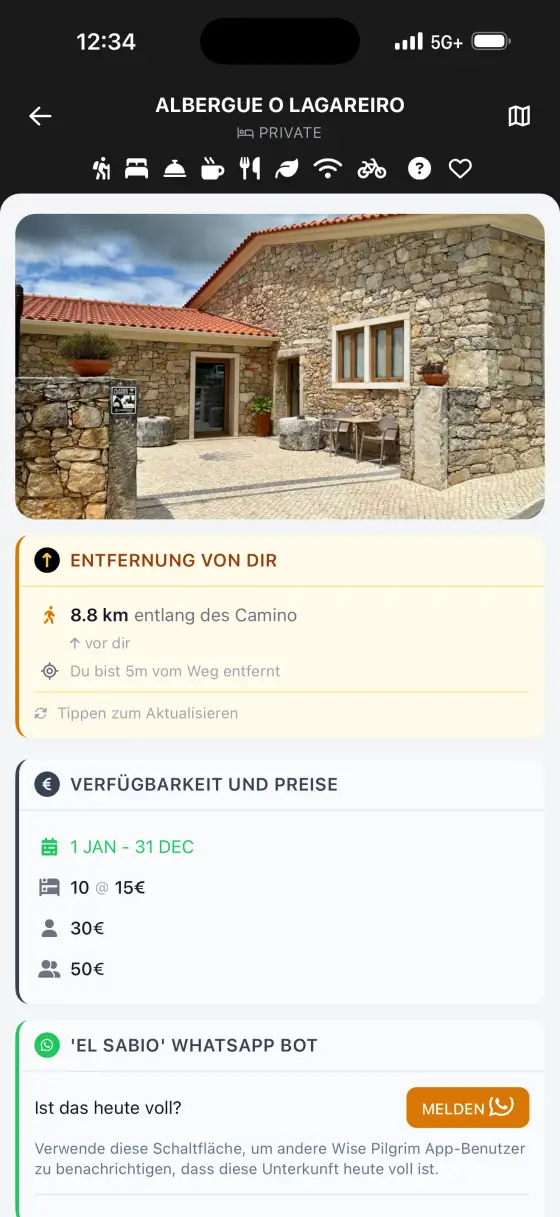 Camino Portugués — Accommodation