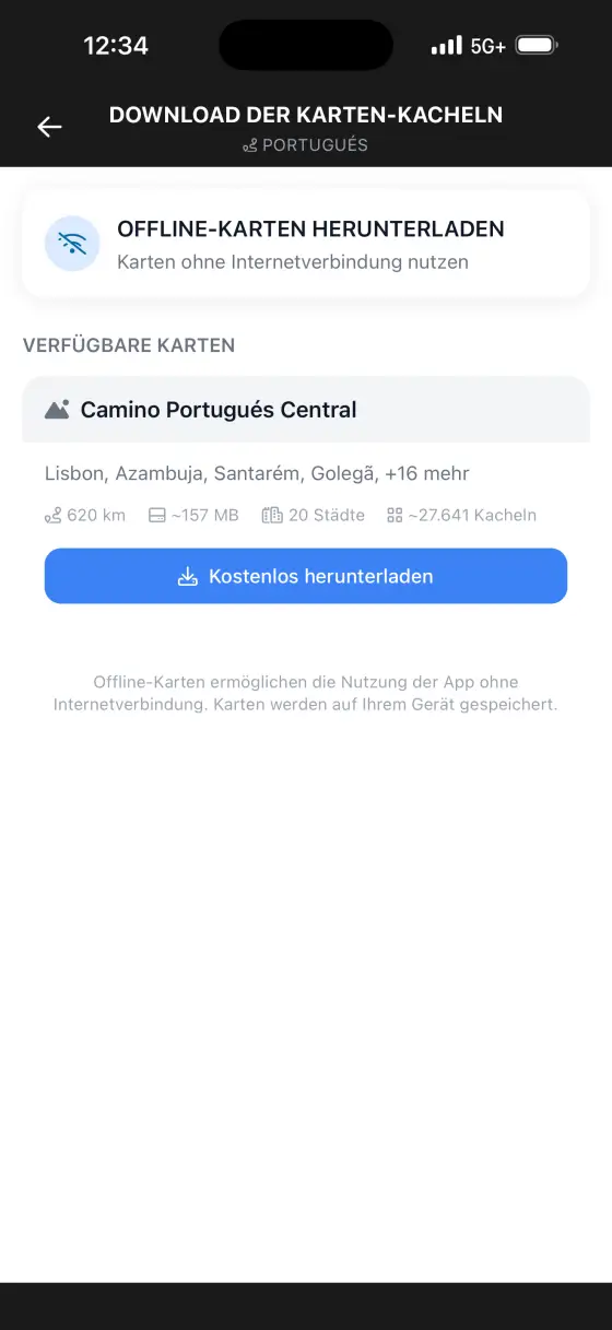 Camino Portugués — Itinerary planner