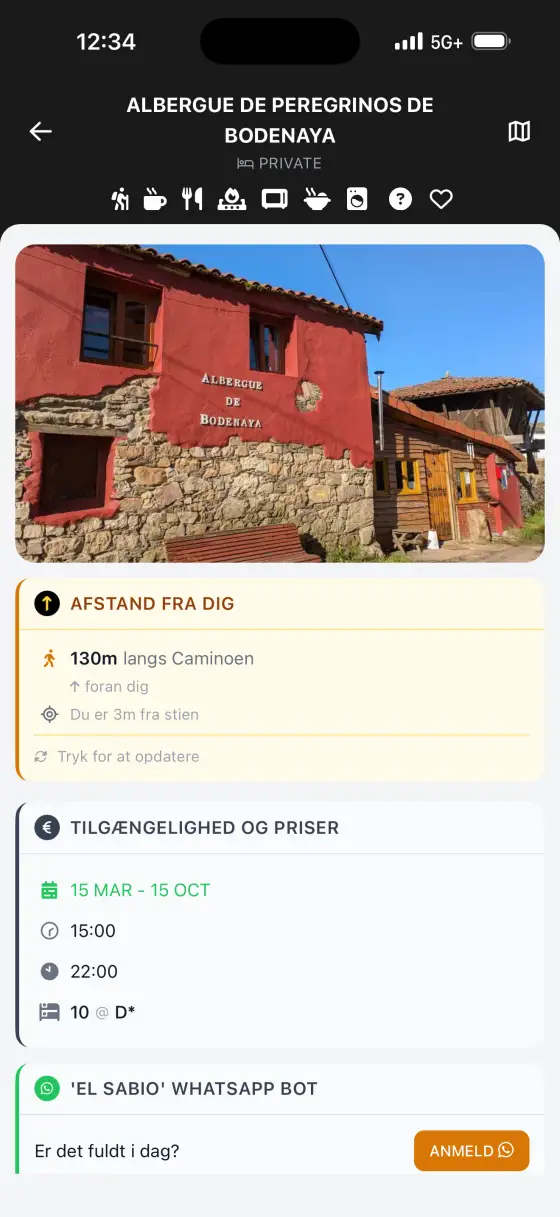 Camino Primitivo — Accommodation