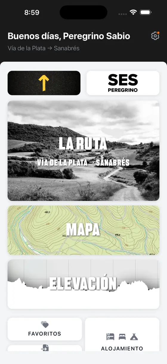 Vía de la Plata — Dashboard