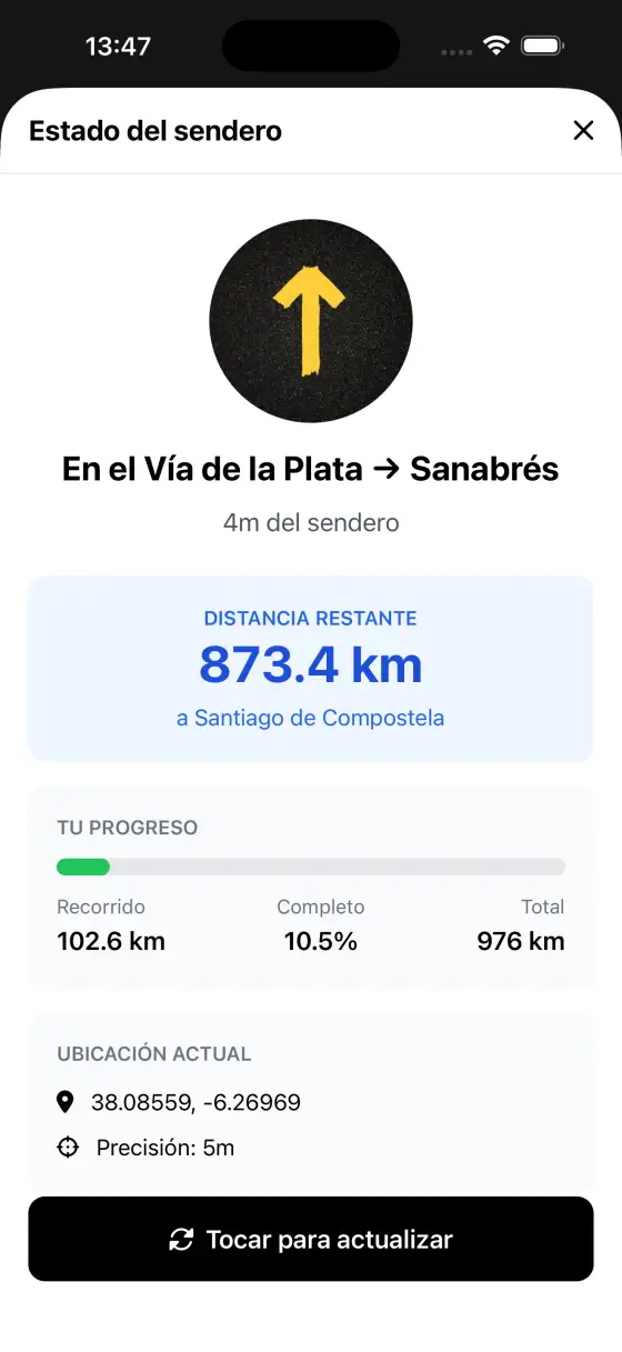 Vía de la Plata — Trail status
