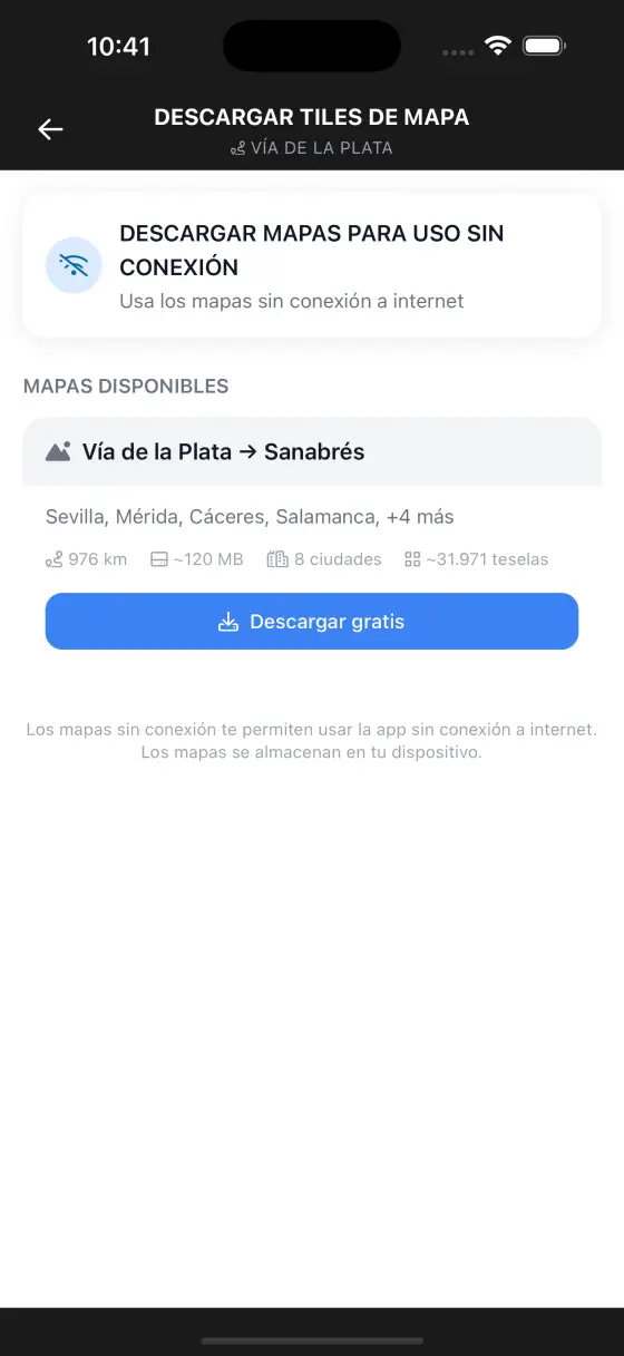 Vía de la Plata — Itinerary planner